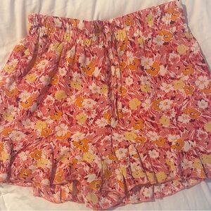Pink Lily Floral Women's Shorts